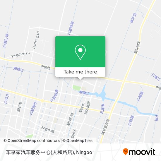 车享家汽车服务中心(人和路店) map