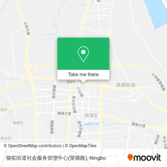 骆驼街道社会服务管理中心(荣骆路) map