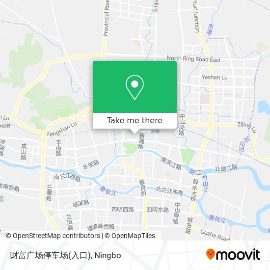 财富广场停车场(入口) map