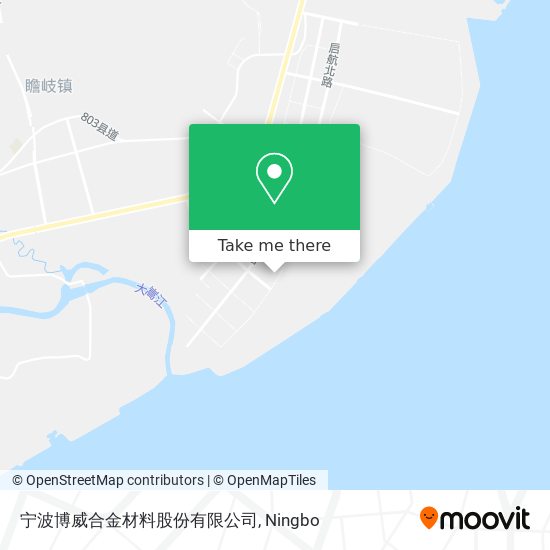 宁波博威合金材料股份有限公司 map