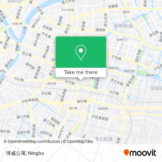 博威公寓 map