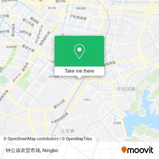 钟公庙农贸市场 map