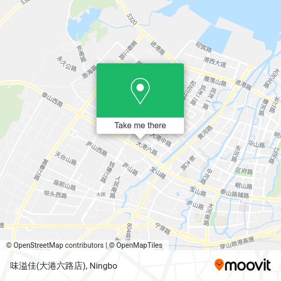 味溢佳(大港六路店) map
