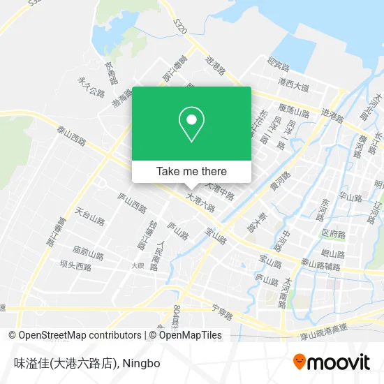 味溢佳(大港六路店) map
