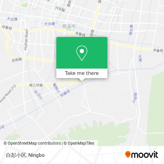 白彭小区 map