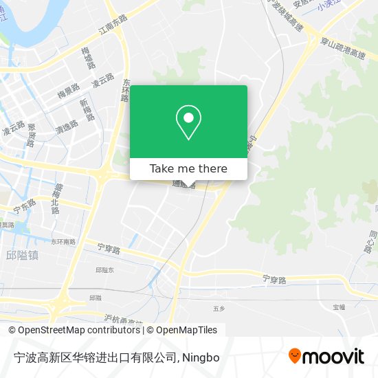 宁波高新区华镕进出口有限公司 map
