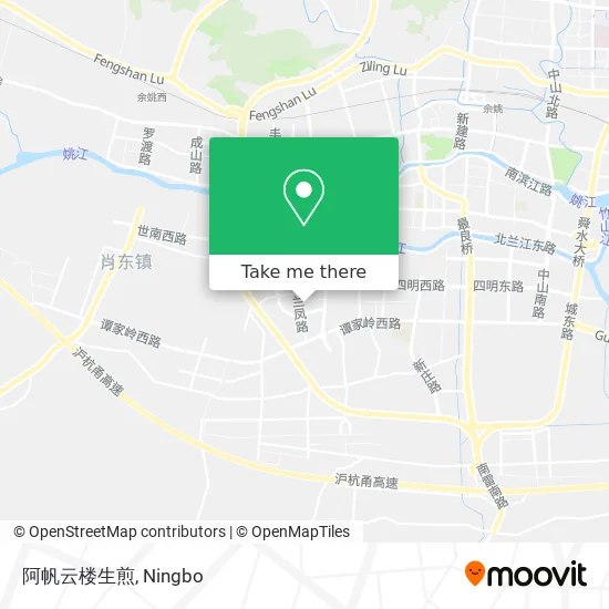 阿帆云楼生煎 map