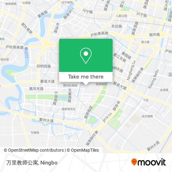 万里教师公寓 map
