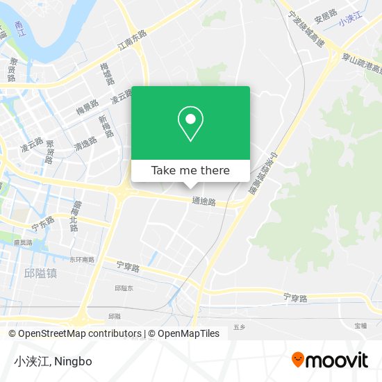 小浃江 map