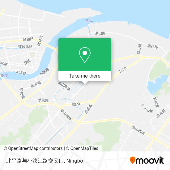 北平路与小浃江路交叉口 map