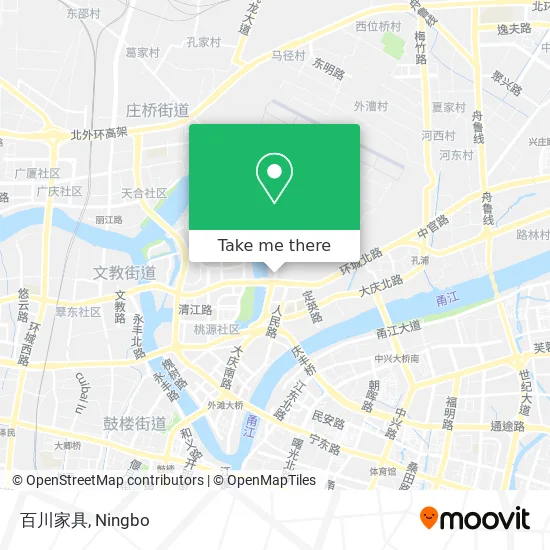 百川家具 map
