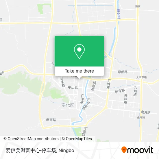 爱伊美财富中心-停车场 map