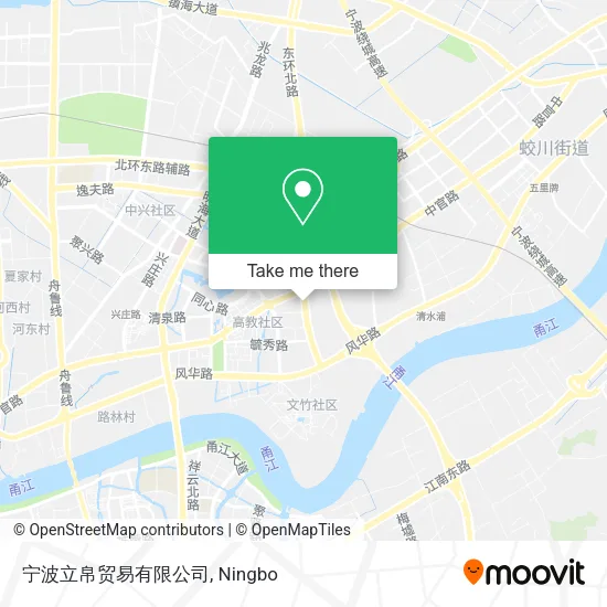 宁波立帛贸易有限公司 map