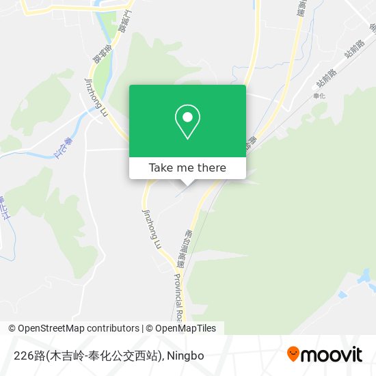 226路(木吉岭-奉化公交西站) map