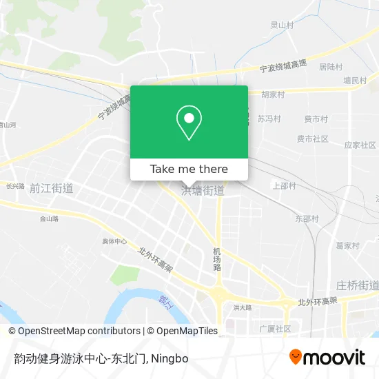 韵动健身游泳中心-东北门 map