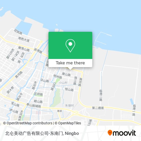北仑美动广告有限公司-东南门 map