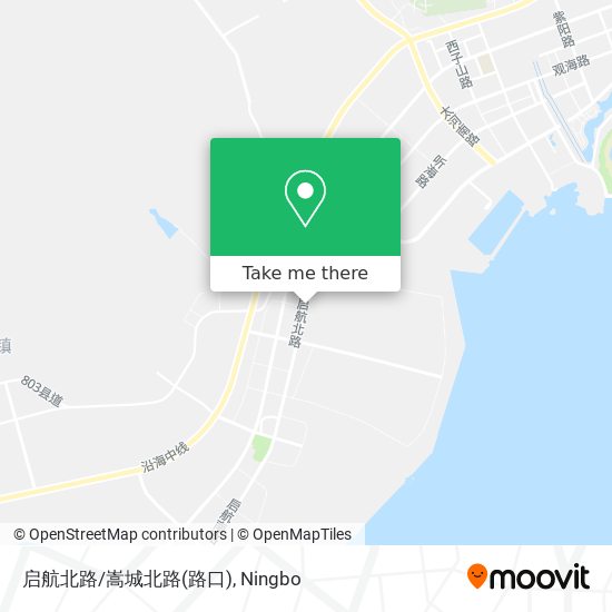 启航北路/嵩城北路(路口) map