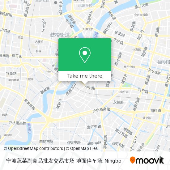 宁波蔬菜副食品批发交易市场-地面停车场 map