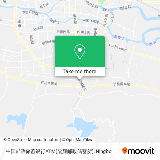 中国邮政储蓄银行ATM(梁辉邮政储蓄所) map