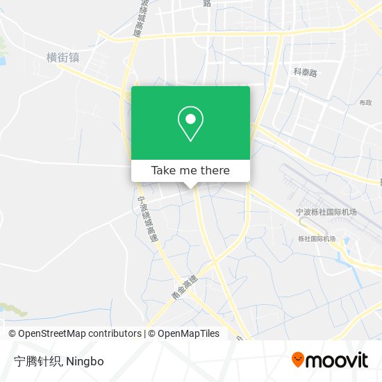 宁腾针织 map