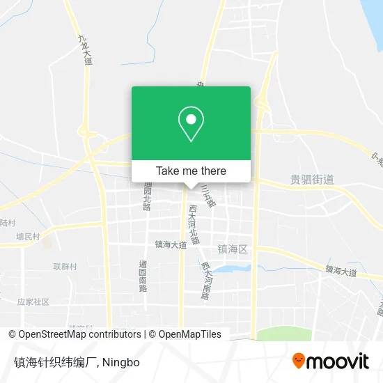 镇海针织纬编厂 map