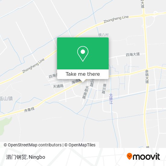 泗门钢贸 map
