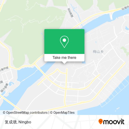 复成塘 map