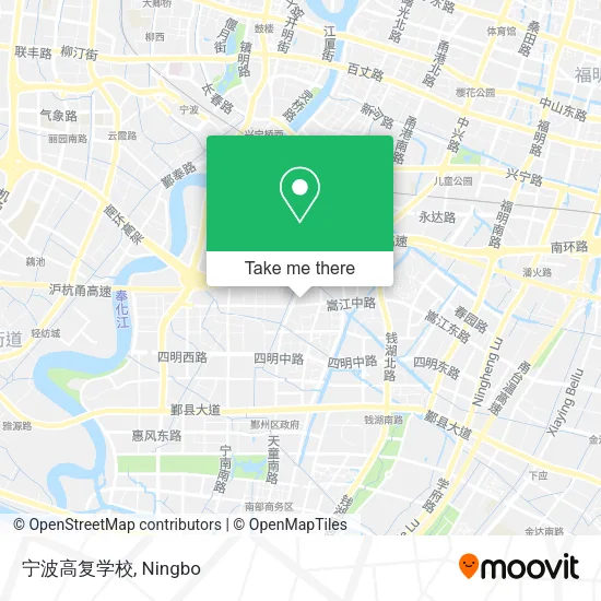 宁波高复学校 map