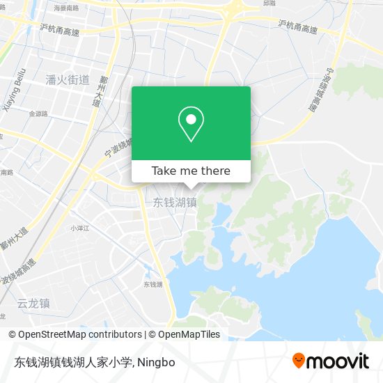 东钱湖镇钱湖人家小学 map