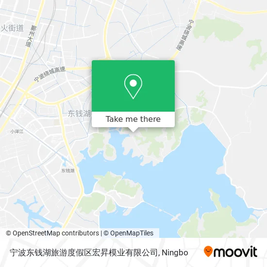 宁波东钱湖旅游度假区宏昇模业有限公司 map