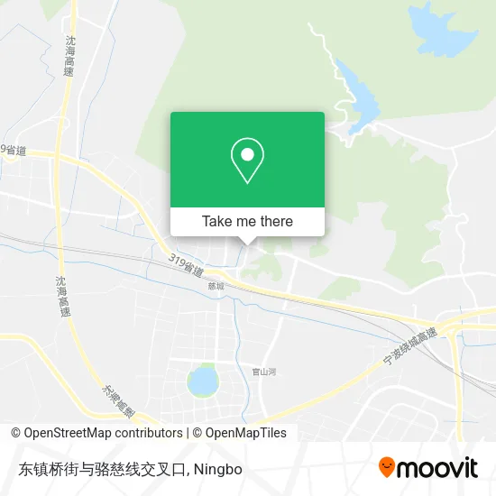 东镇桥街与骆慈线交叉口 map