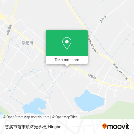 慈溪市范市镇曙光学校 map