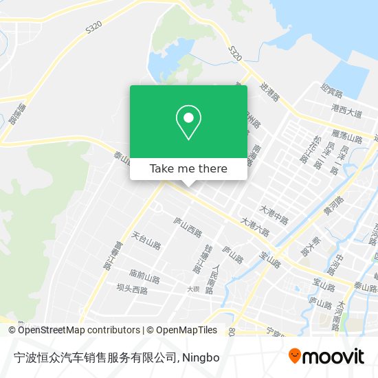 宁波恒众汽车销售服务有限公司 map