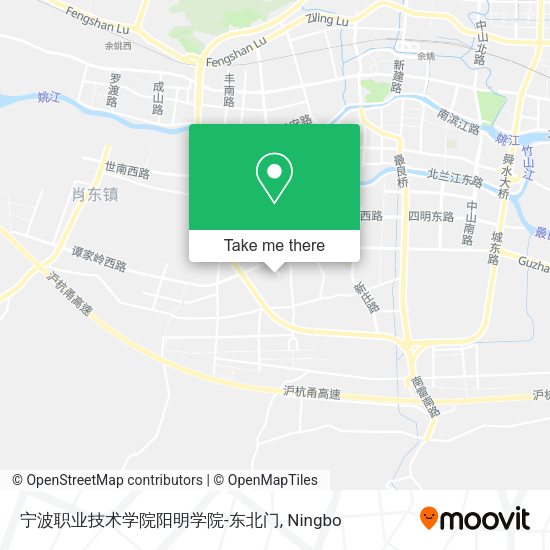宁波职业技术学院阳明学院-东北门 map