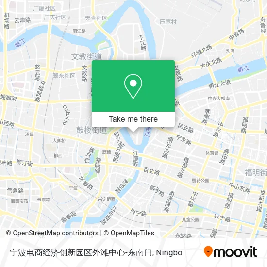 宁波电商经济创新园区外滩中心-东南门 map
