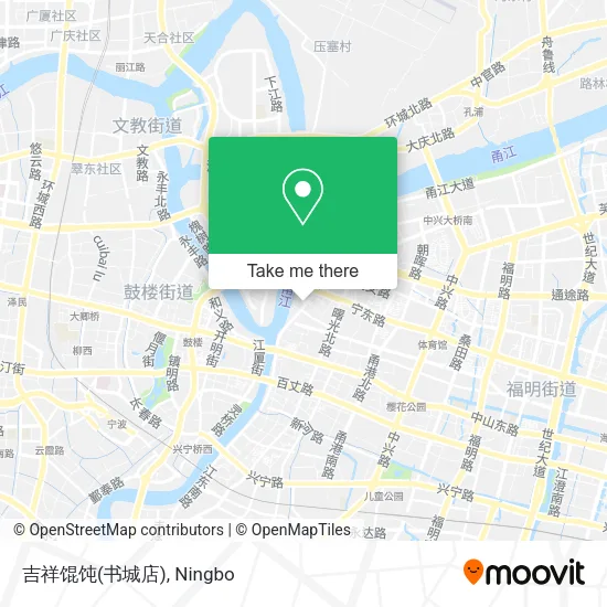 吉祥馄饨(书城店) map