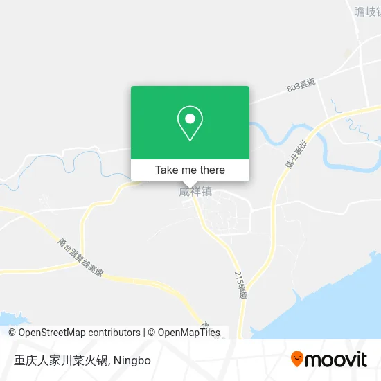 重庆人家川菜火锅 map