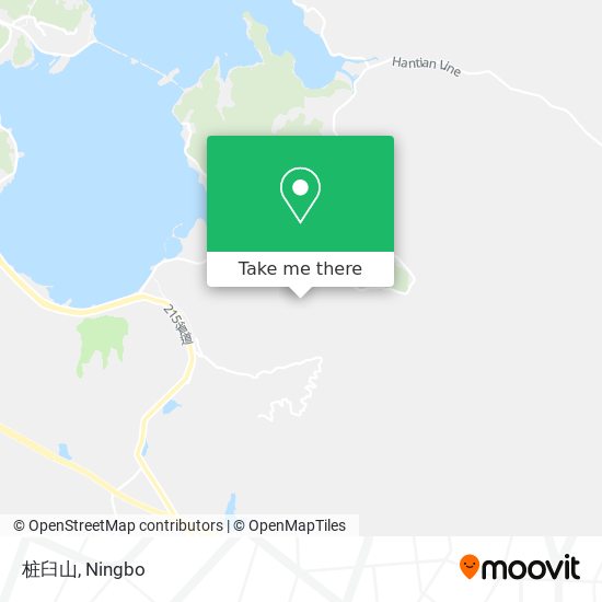 桩臼山 map