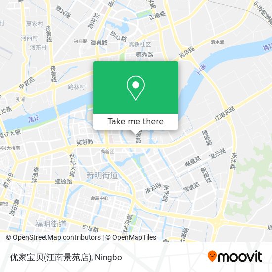 优家宝贝(江南景苑店) map
