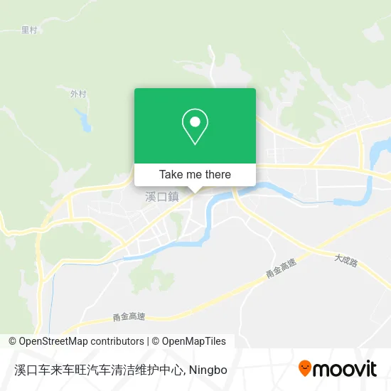 溪口车来车旺汽车清洁维护中心 map