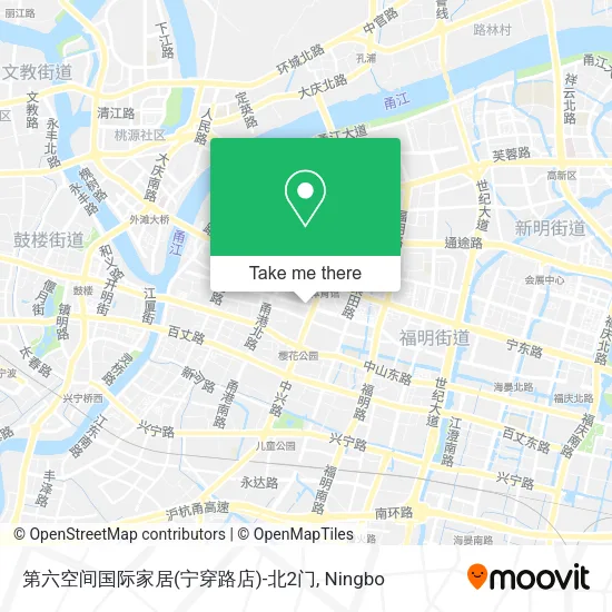 第六空间国际家居(宁穿路店)-北2门 map