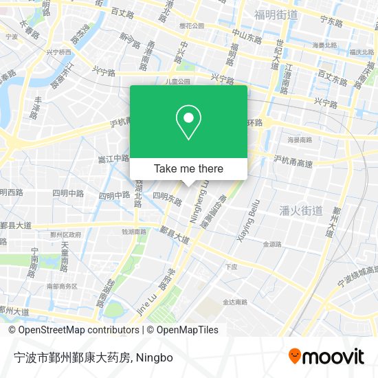 宁波市鄞州鄞康大药房 map
