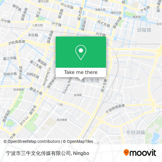宁波市三牛文化传媒有限公司 map