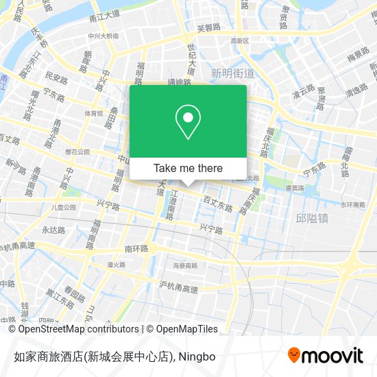 如家商旅酒店(新城会展中心店) map