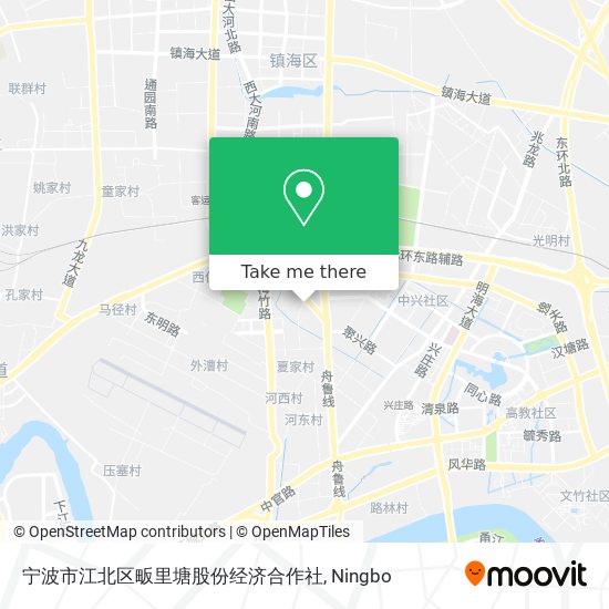 宁波市江北区畈里塘股份经济合作社 map