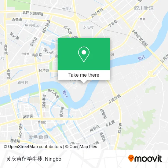 黄庆苗留学生楼 map
