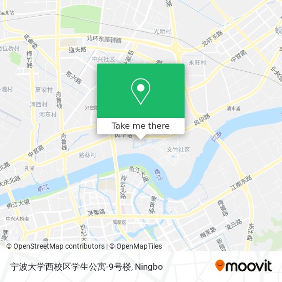 宁波大学西校区学生公寓-9号楼 map