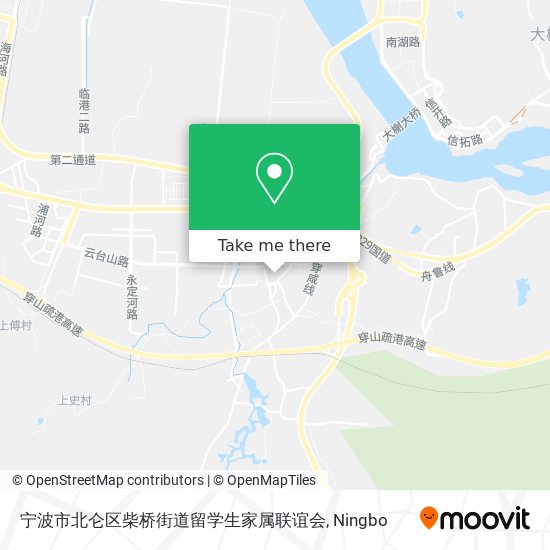 宁波市北仑区柴桥街道留学生家属联谊会 map