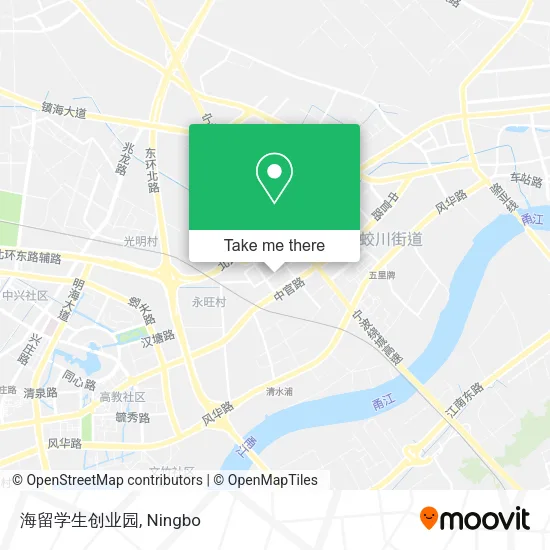 海留学生创业园 map