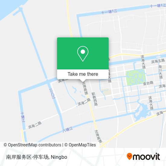 南岸服务区-停车场 map